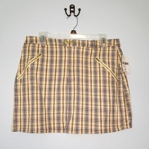 NWT Forever 21 plaid mini skirt size 30